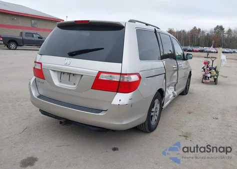 2007 Honda Odyssey Ex-L from USA, damaged, VIN 5FNRL387X7B044343